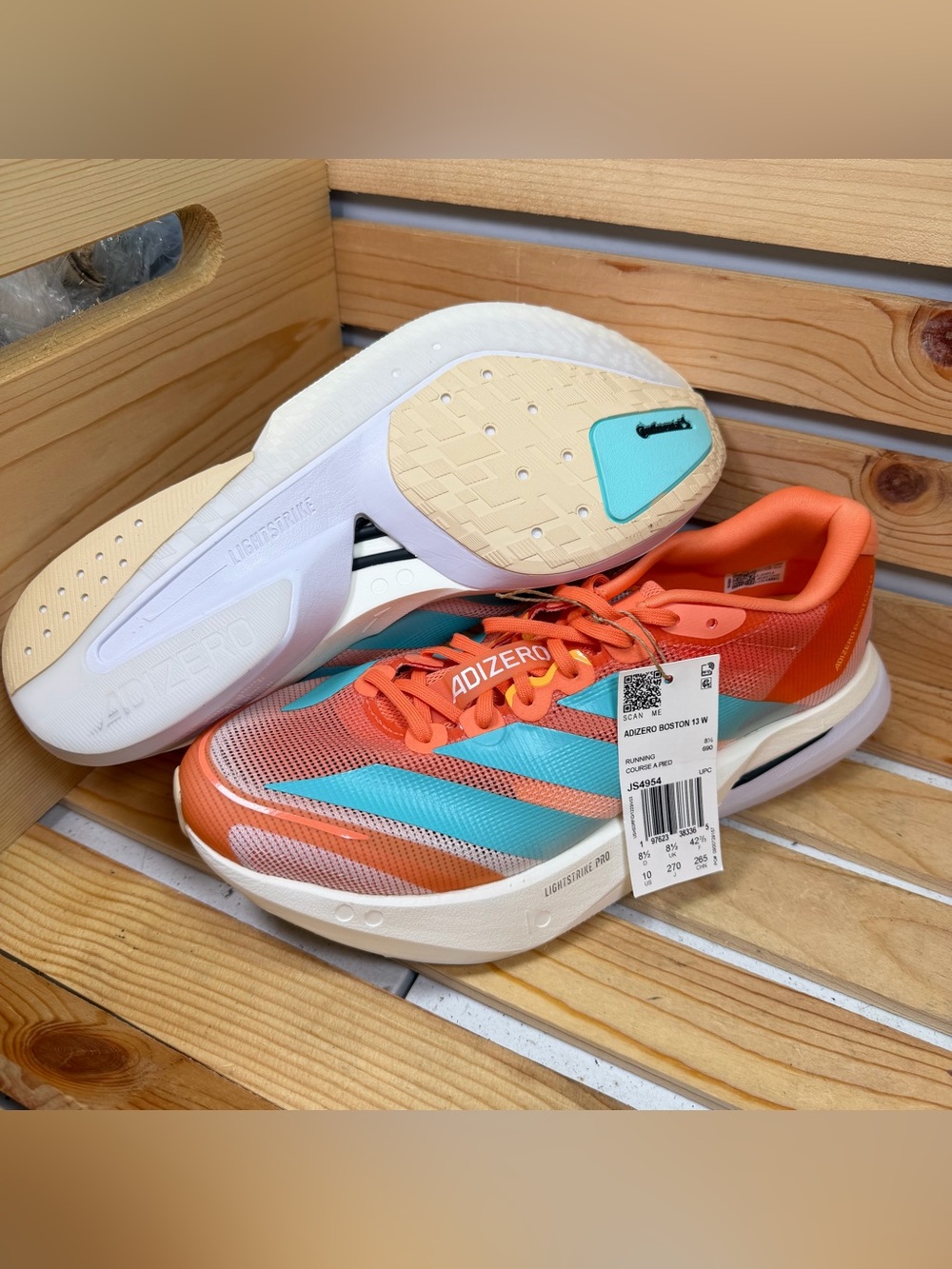 Adidas Adizero Boston 13 Running Athletic Shoes JS4954 Women's Size 10 New